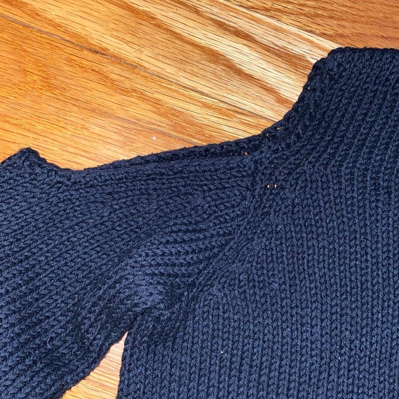 NWOT Marcella Moda Cold Shoulder Mock Neck Sweater - Picture 4 of 14